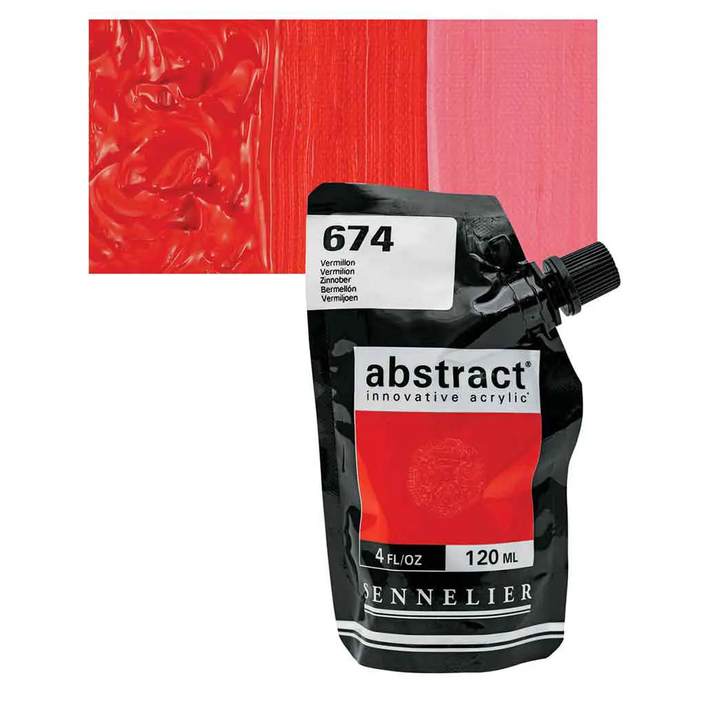 Sennelier Abstract Acylic 120ml Vermilion