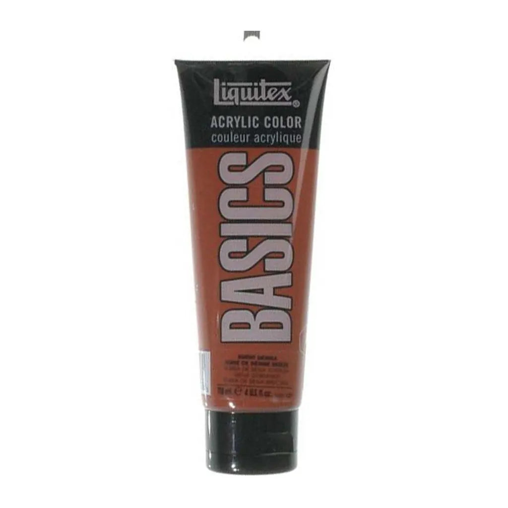 Liquitex Basics Acrylic Color 118ml (4oz) Burnt Sienna S1