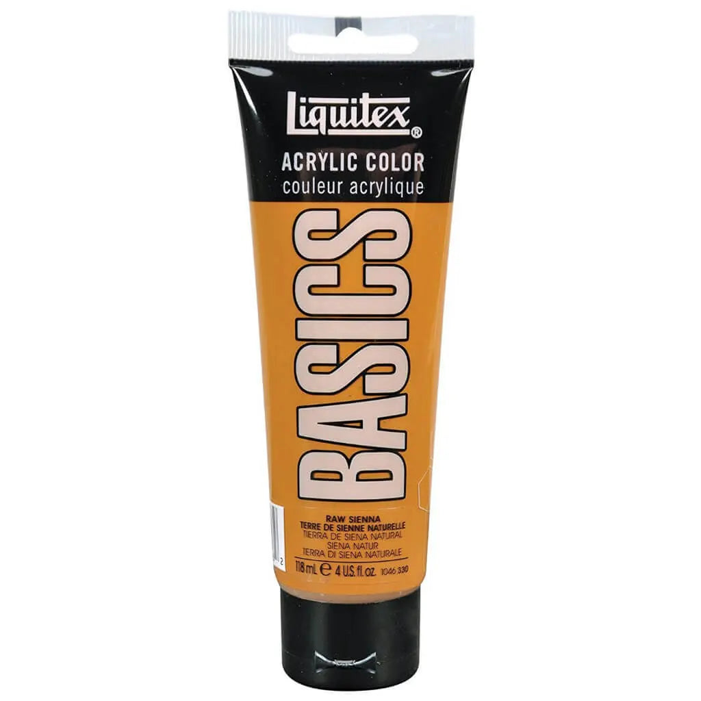 Liquitex Basics Acrylic Color 118ml (4oz) Raw Sienna S1