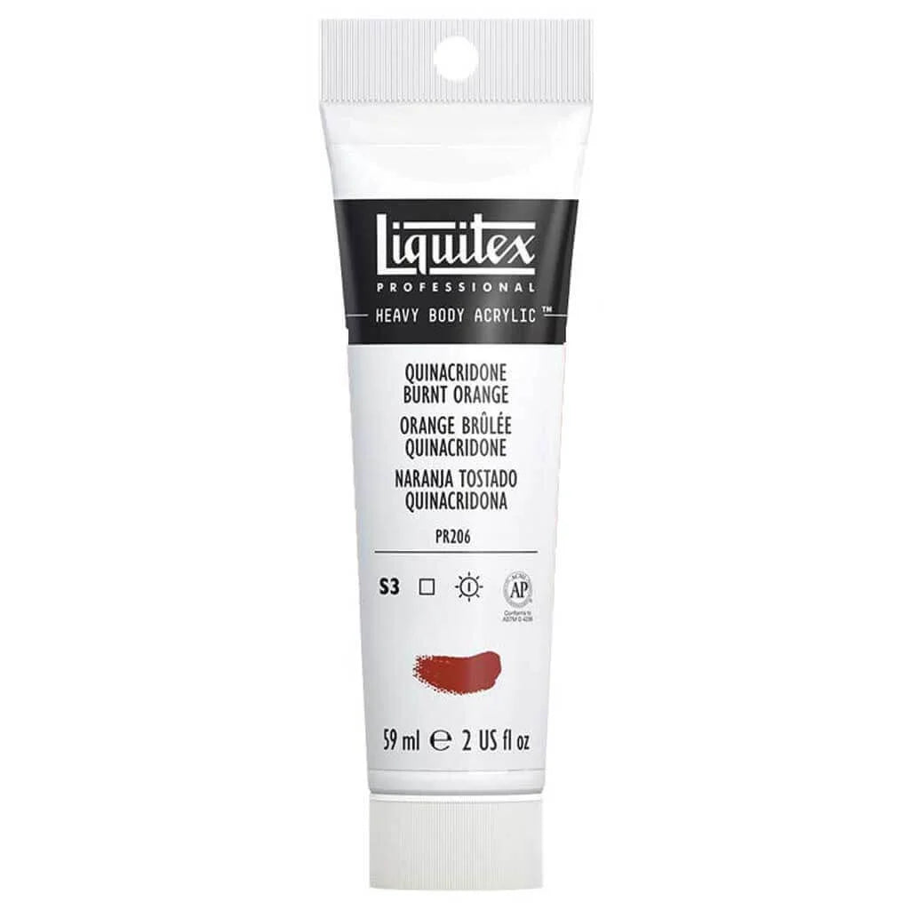 Liquitex Professional Heavy Body Acrylic 59ml (2oz) Quinacridone Burnt Orange S3