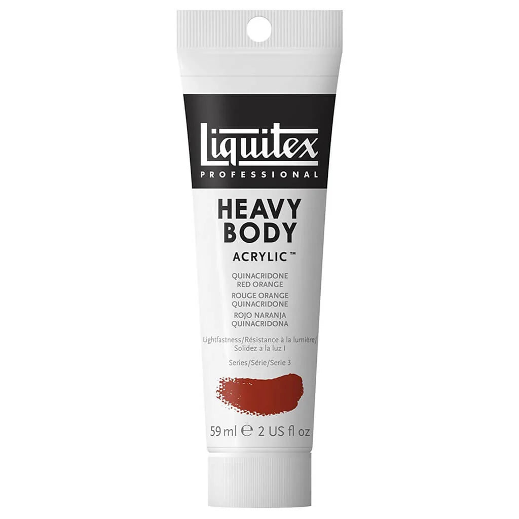 Liquitex Professional Heavy Body Acrylic 59ml (2oz) Quinacridone Red Orange S3