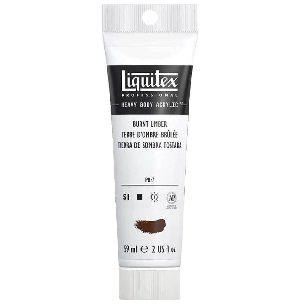 Liquitex Professional Heavy Body Acrylic 59ml (2oz) Burnt Umber S1