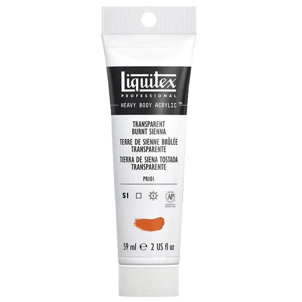 Liquitex Professional Heavy Body Acrylic 59ml (2oz) Transparent Burnt Sienna S3
