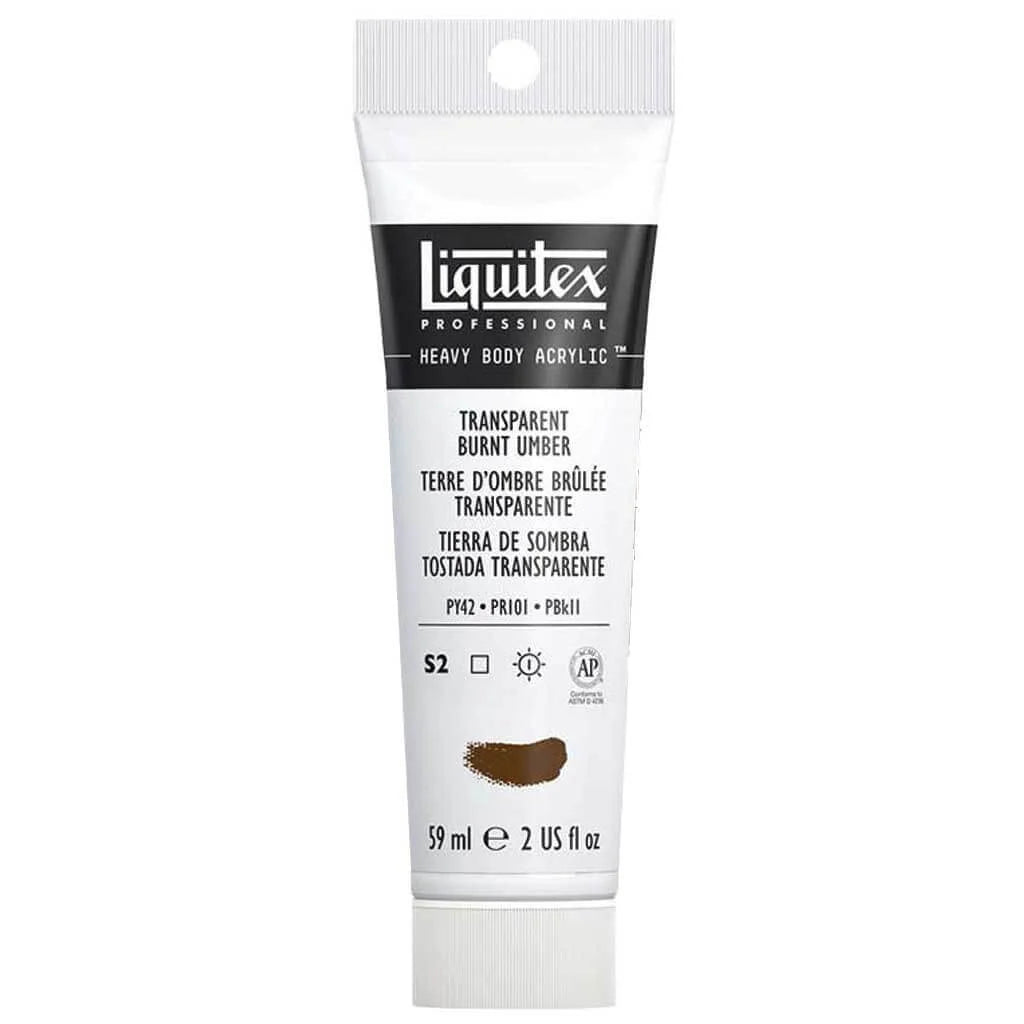 Liquitex Professional Heavy Body Acrylic 59ml (2oz) Transparent Burnt Umber S2
