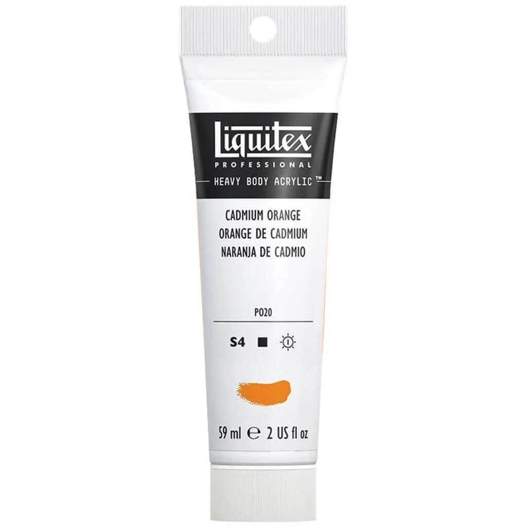 Liquitex Professional Heavy Body Acrylic 59ml (2oz) Cadmium Orange S4