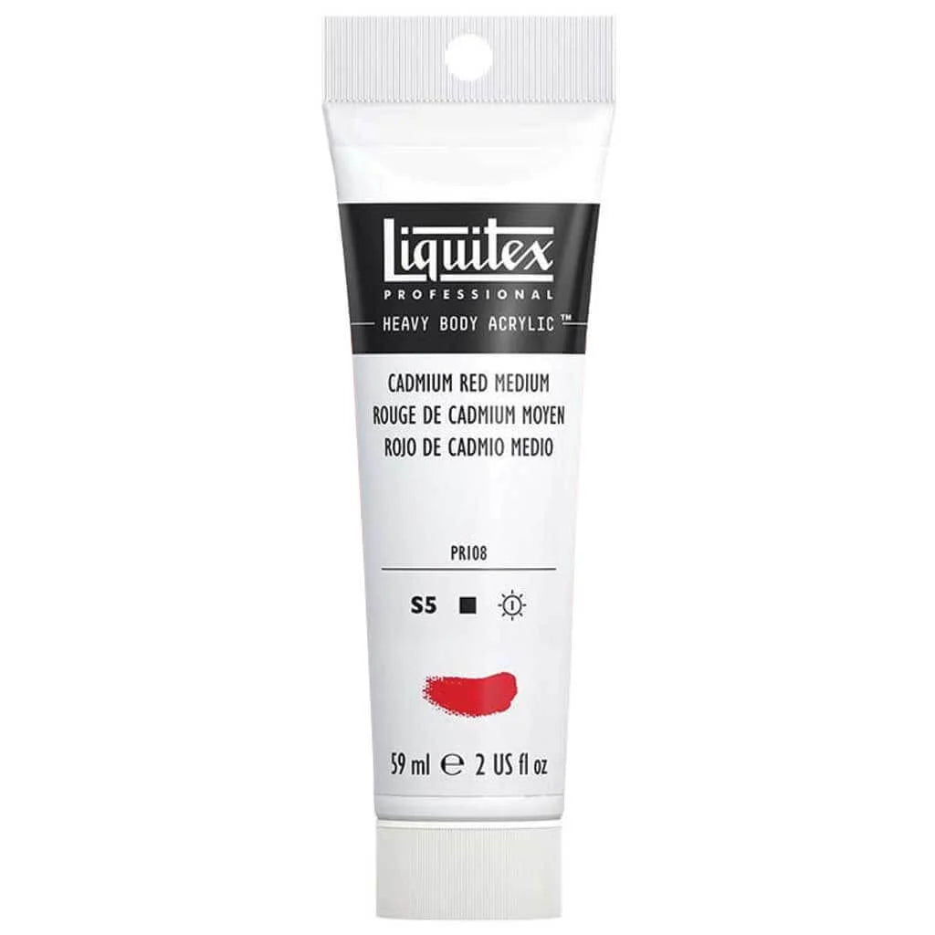 Liquitex Professional Heavy Body Acrylic 59ml (2oz) Cadmium Red Medium S5