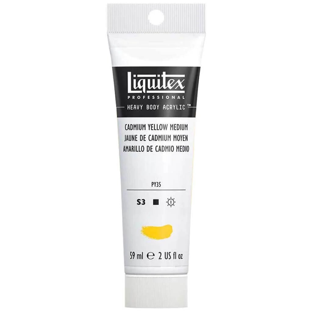 Liquitex Professional Heavy Body Acrylic 59ml (2oz) Cadmium Yellow Medium S3