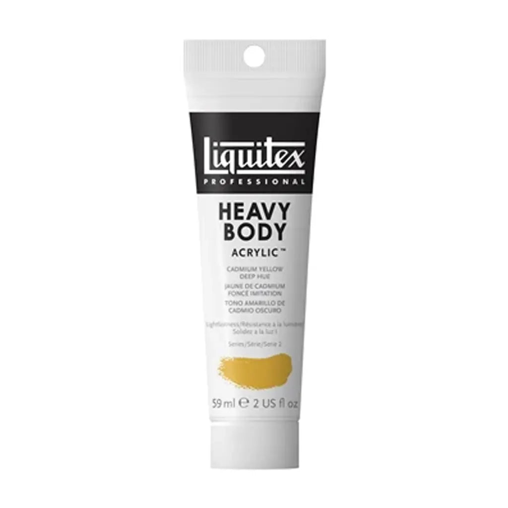 Liquitex Professional Heavy Body Acrylic 59ml (2oz) Cadmium Yellow Deep Hue S2