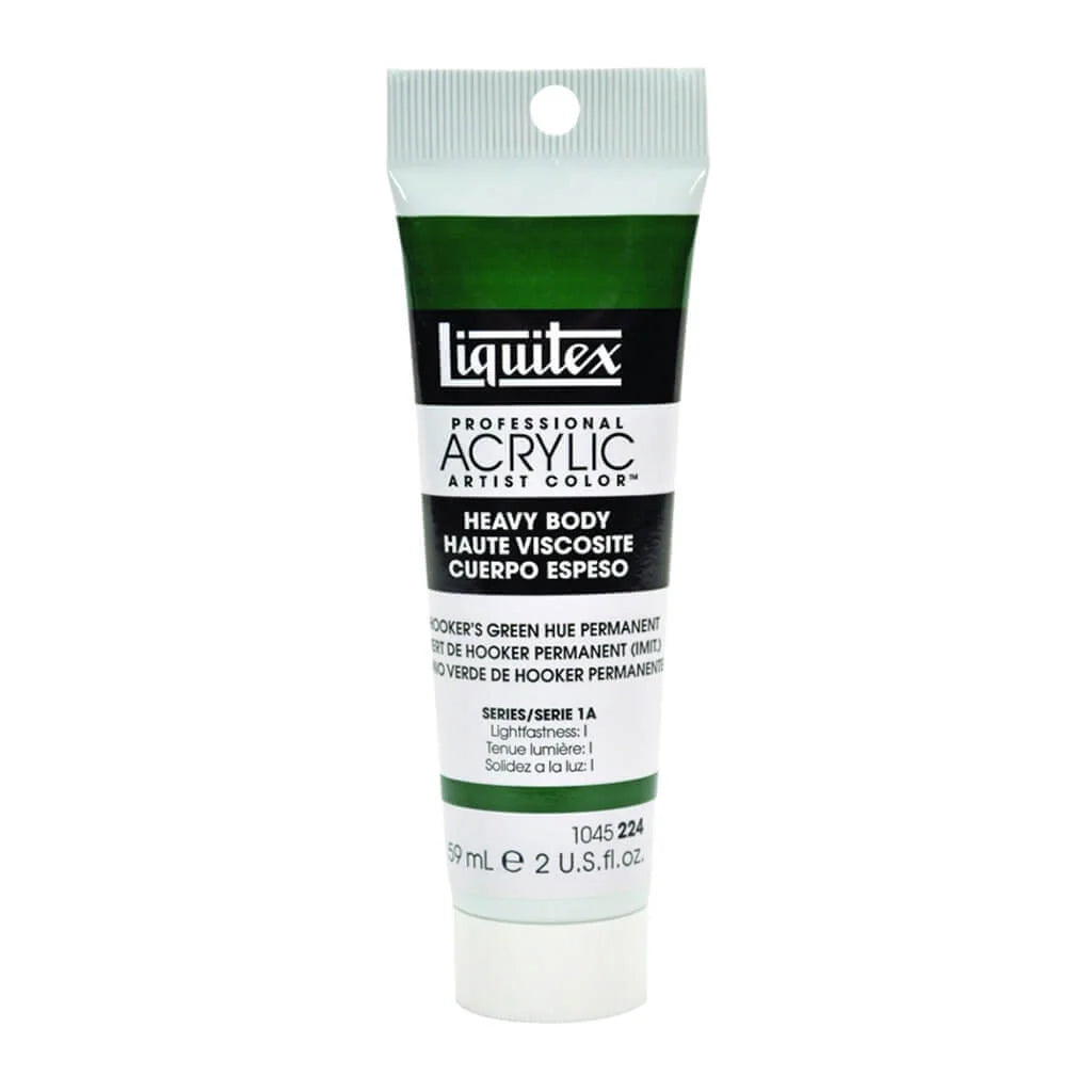 Liquitex Professional Heavy Body Acrylic 59ml (2oz) Hookers Green Hue Permanent S1