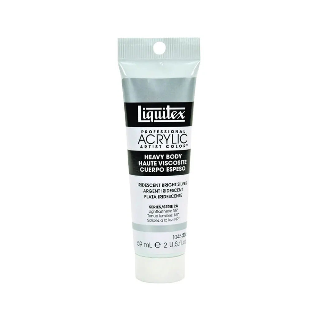 Liquitex Professional Heavy Body Acrylic 59ml (2oz) Iridescent Bright Silver S2