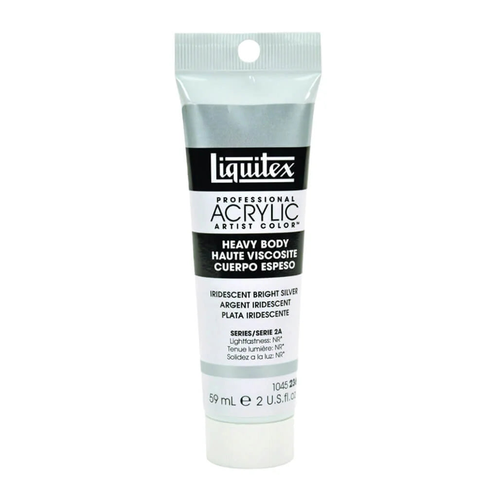 Liquitex Professional Heavy Body Acrylic 59ml (2oz) Iridescent Bright Silver S2
