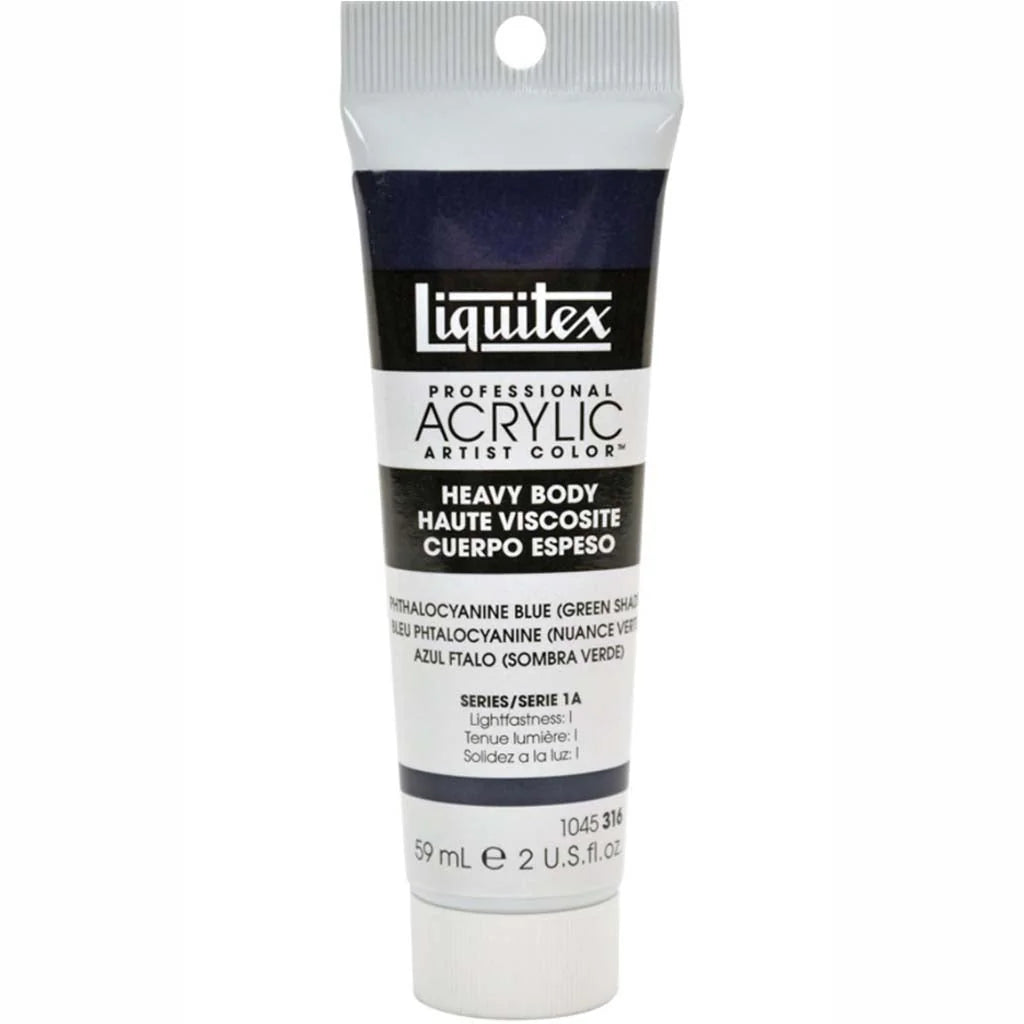 Liquitex Professional Heavy Body Acrylic 59ml (2oz) Phthalocyanine Blue Green Shade S1