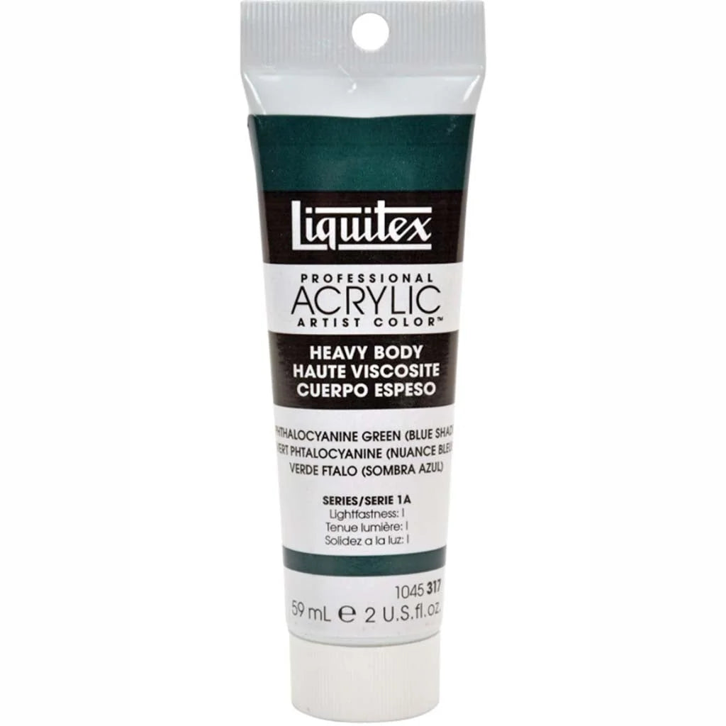 Liquitex Professional Heavy Body Acrylic 59ml (2oz) Phthalocyanine Green Blue Shadee S1