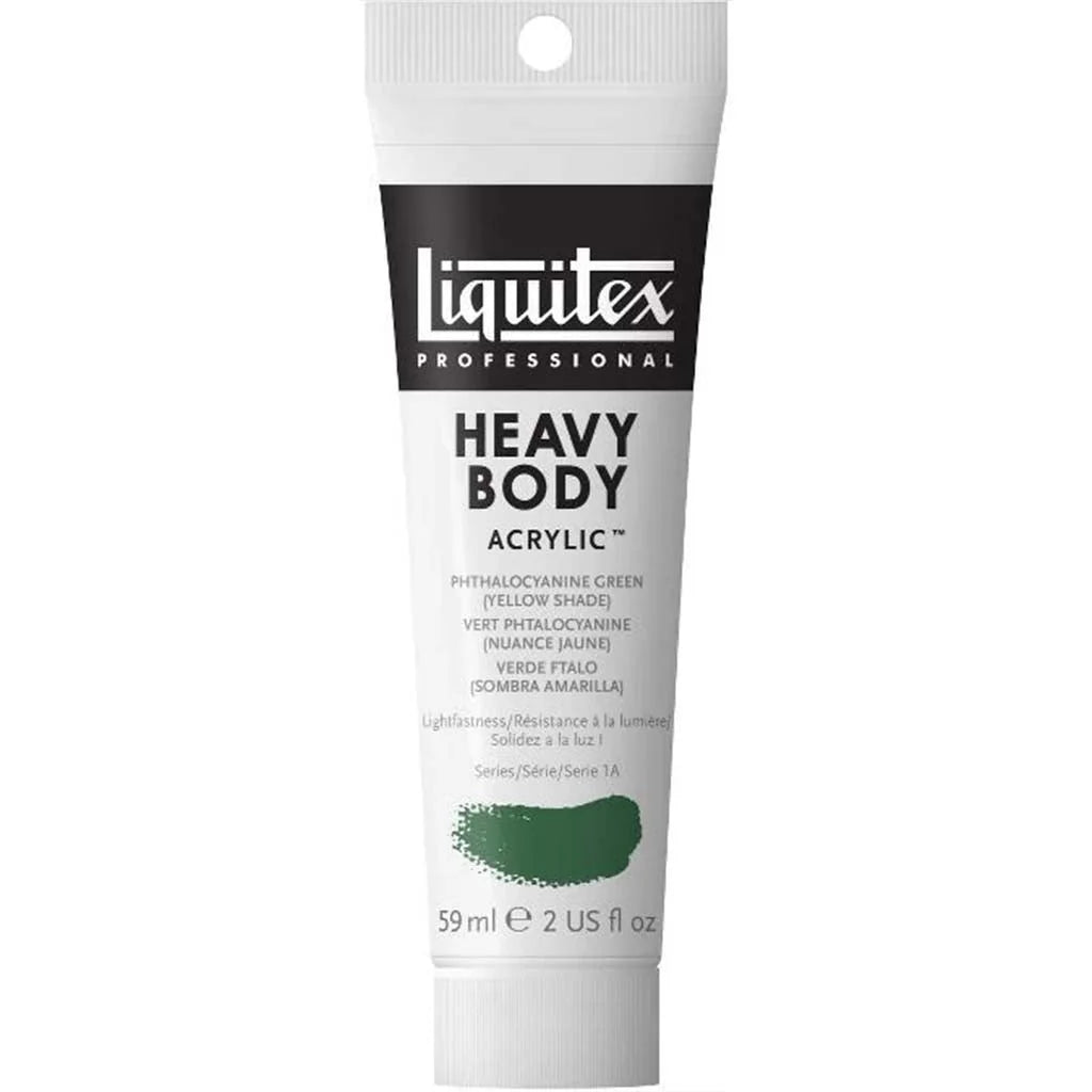 Liquitex Professional Heavy Body Acrylic 59ml (2oz) Phthalocyanine Green Yel. Shade S1