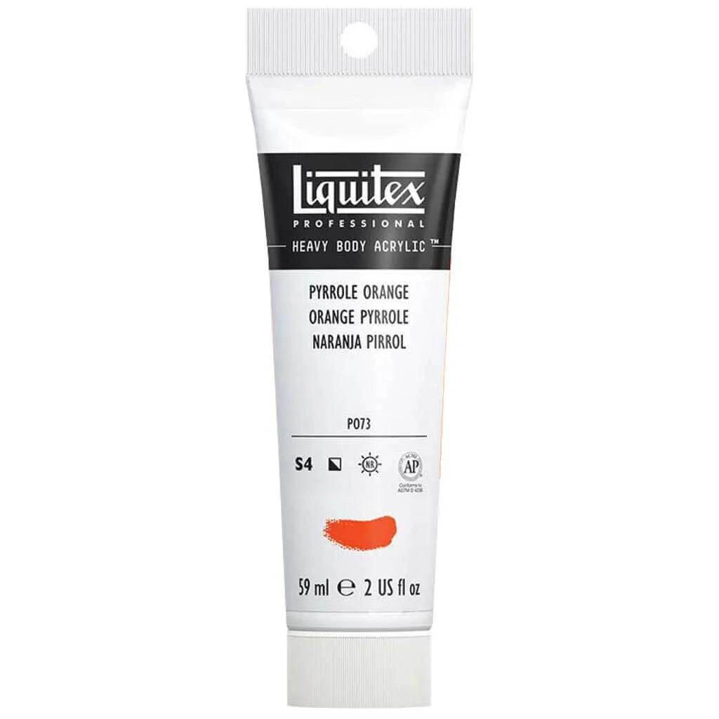 Liquitex Professional Heavy Body Acrylic 59ml (2oz) Pyrrole Orange S4
