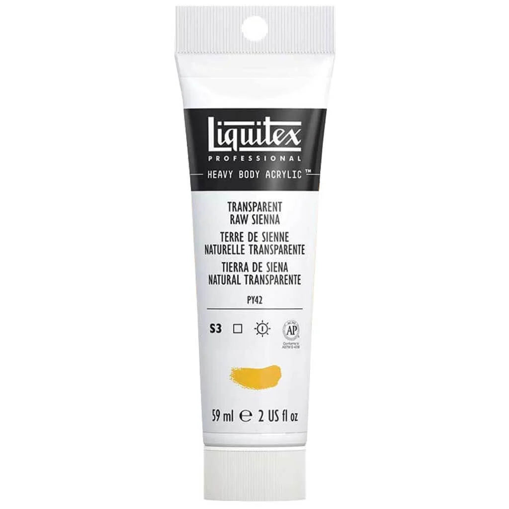 Liquitex Professional Heavy Body Acrylic 59ml (2oz) Transparent Raw Sienna S3