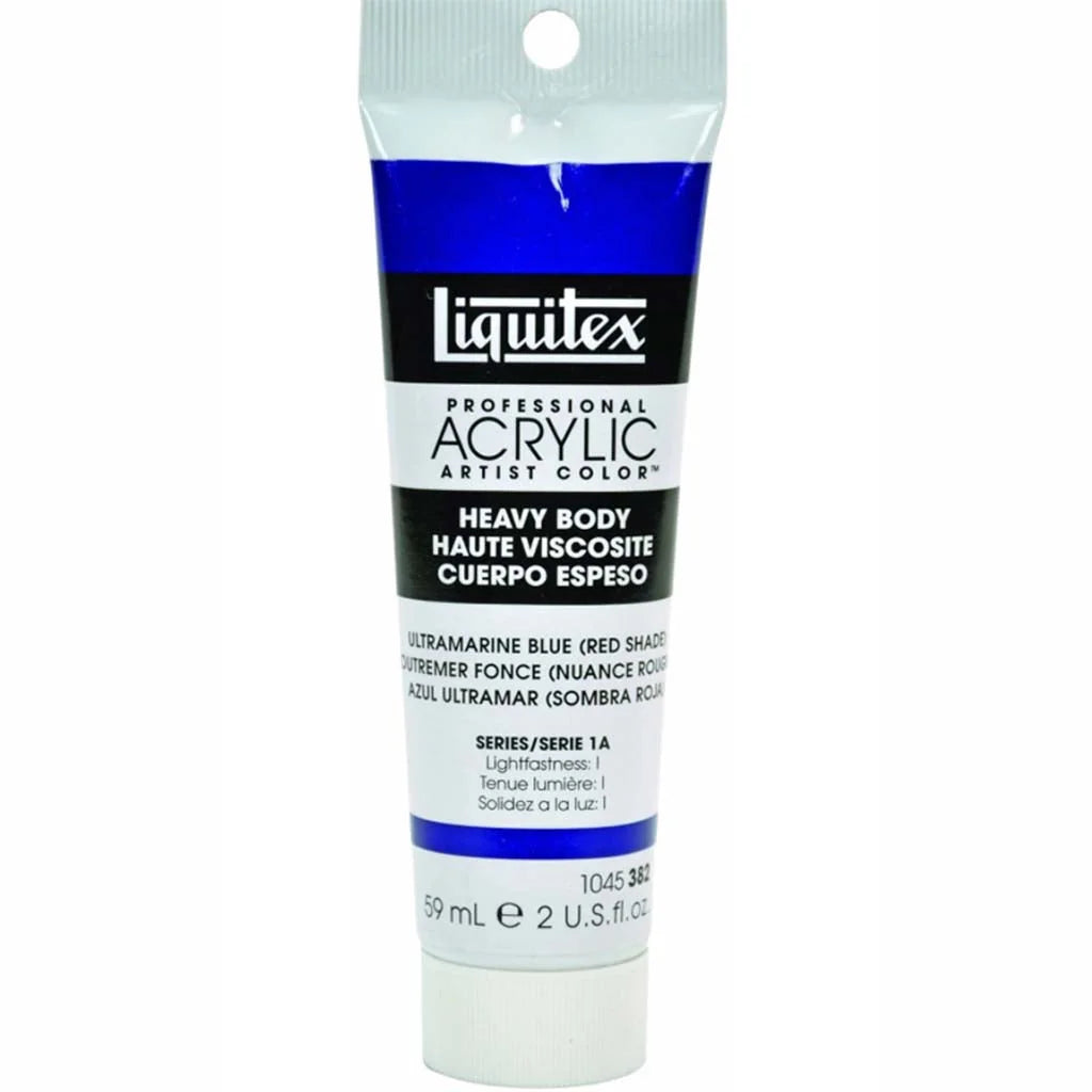 Liquitex Professional Heavy Body Acrylic 59ml (2oz) Ultramarine Blue Red Shade S1