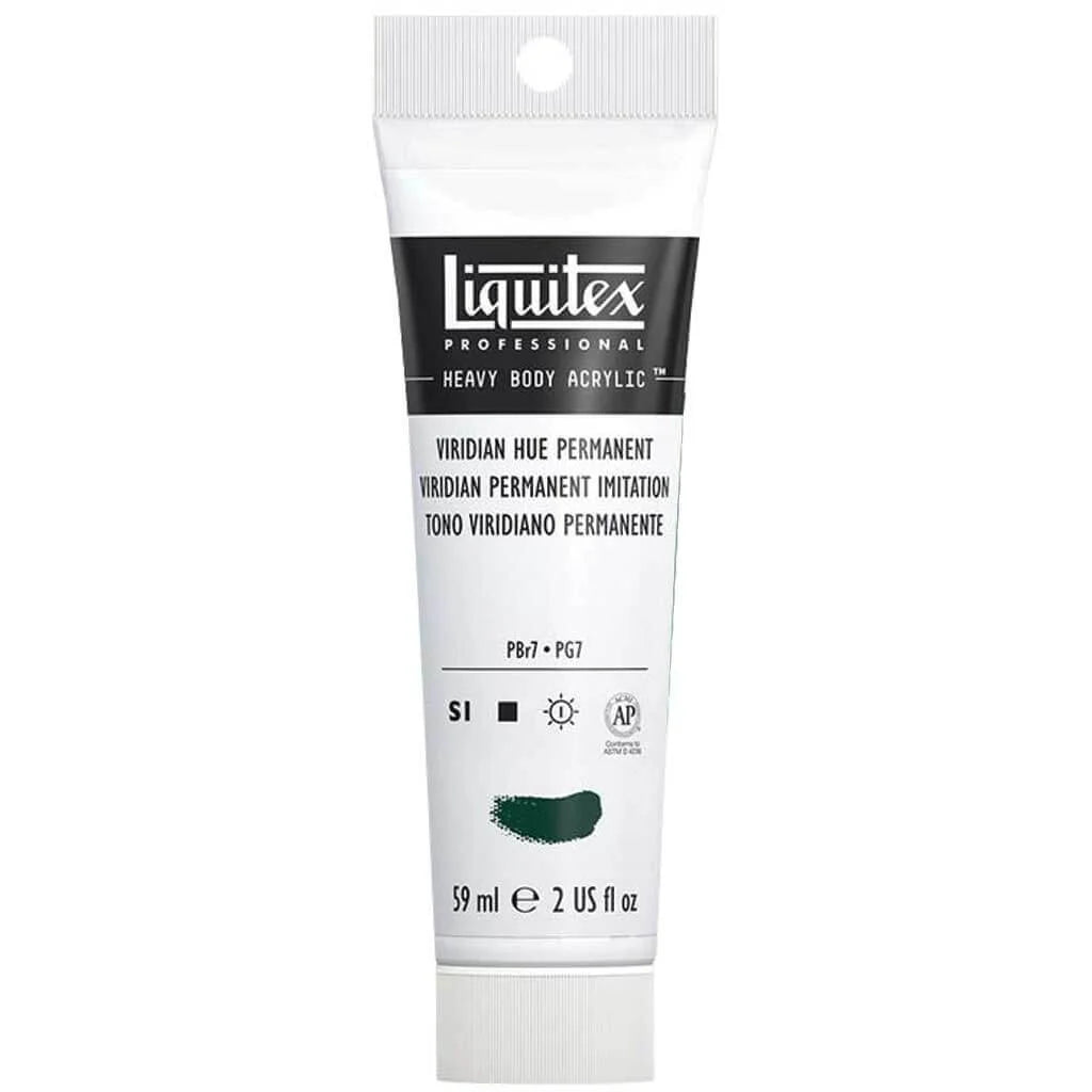 Liquitex Professional Heavy Body Acrylic 59ml (2oz) Viridian Hue Permanent S1