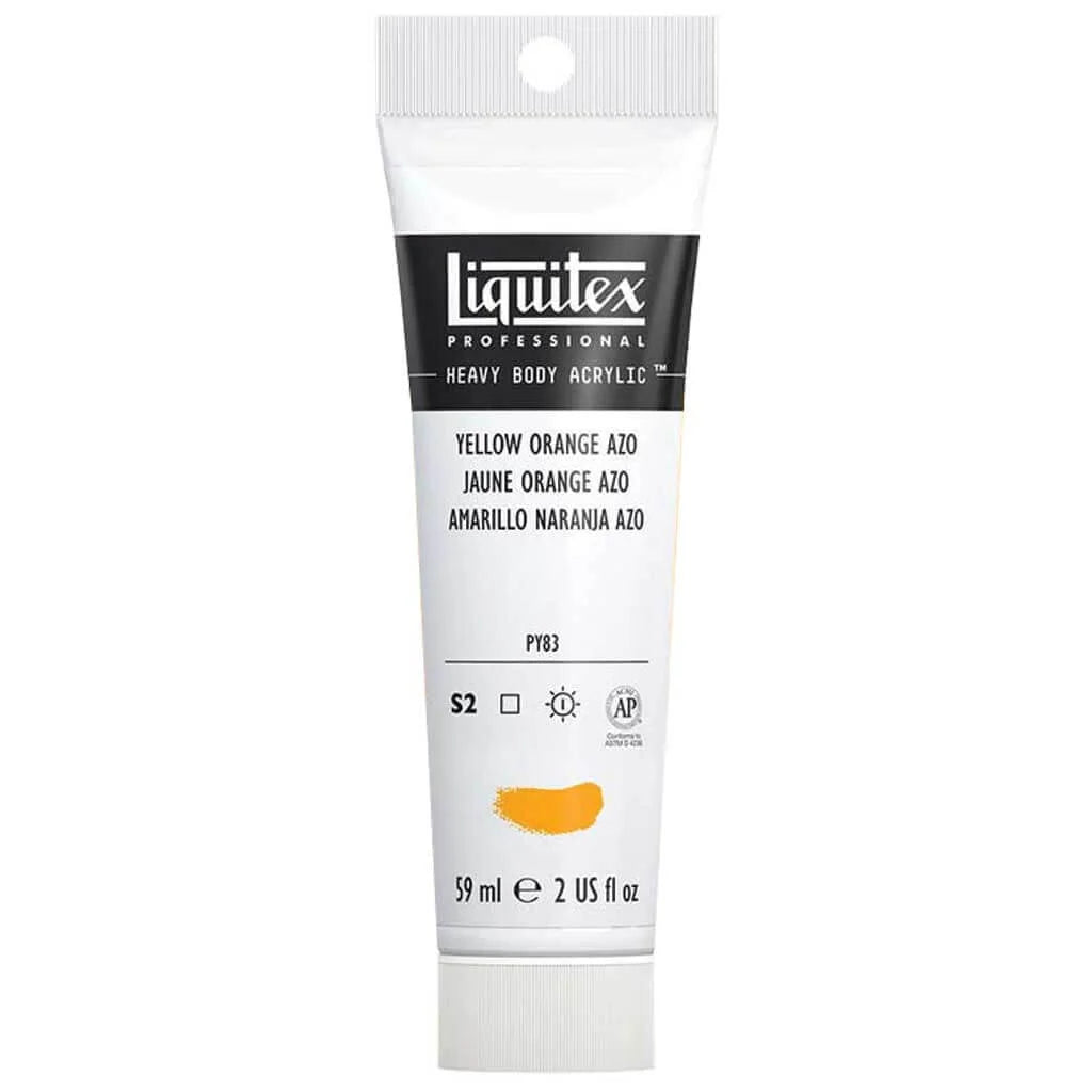 Liquitex Professional Heavy Body Acrylic 59ml (2oz) Yellow Orange Azo S2