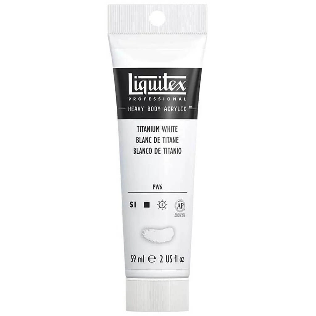 Liquitex Professional Heavy Body Acrylic 59ml (2oz) Titanium White S1