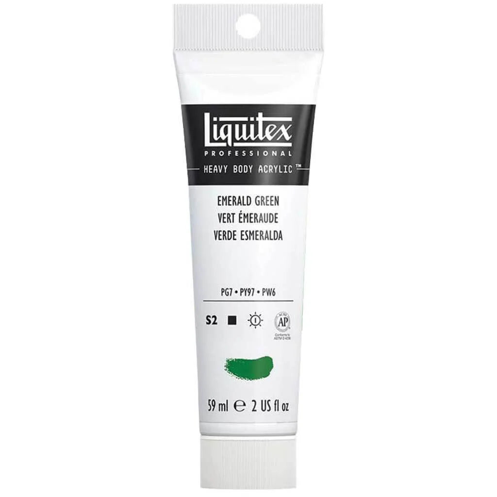 Liquitex Professional Heavy Body Acrylic 59ml (2oz) Emerald Green S2