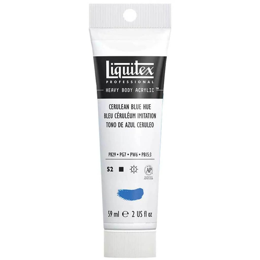 Liquitex Professional Heavy Body Acrylic 59ml (2oz) Cerulean Blue Hue S2