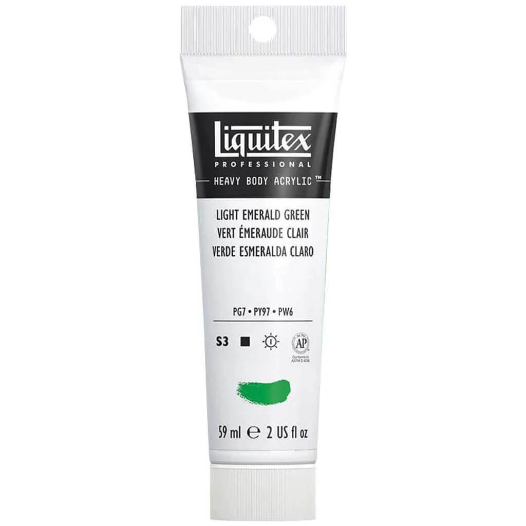 Liquitex Professional Heavy Body Acrylic 59ml (2oz) Light Emerald Green S3