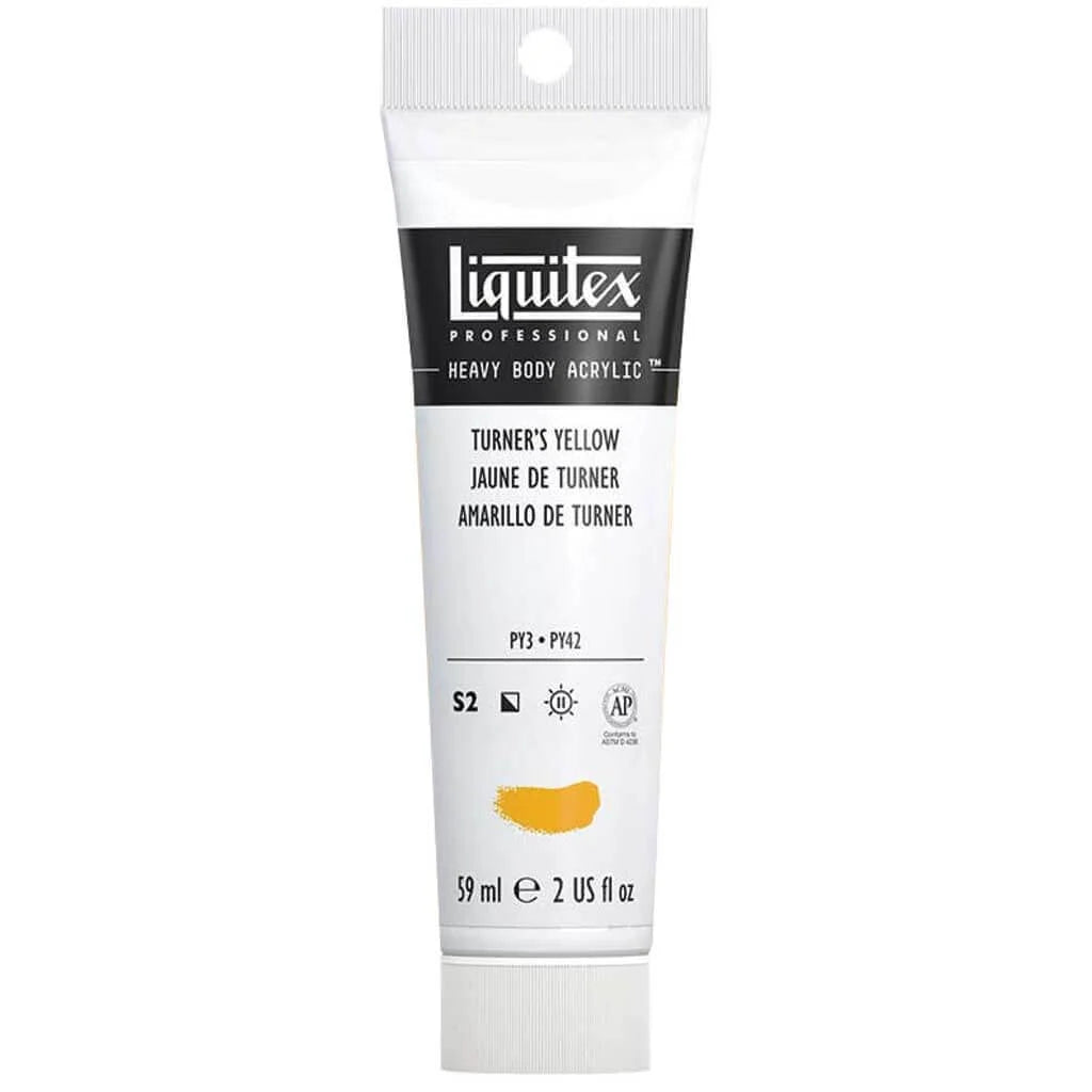 Liquitex Professional Heavy Body Acrylic 59ml (2oz) Turners Yellow S2