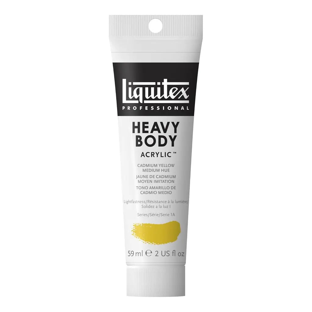 Liquitex Professional Heavy Body Acrylic 59ml (2oz) Cadmium Yellow Medium Hue S1