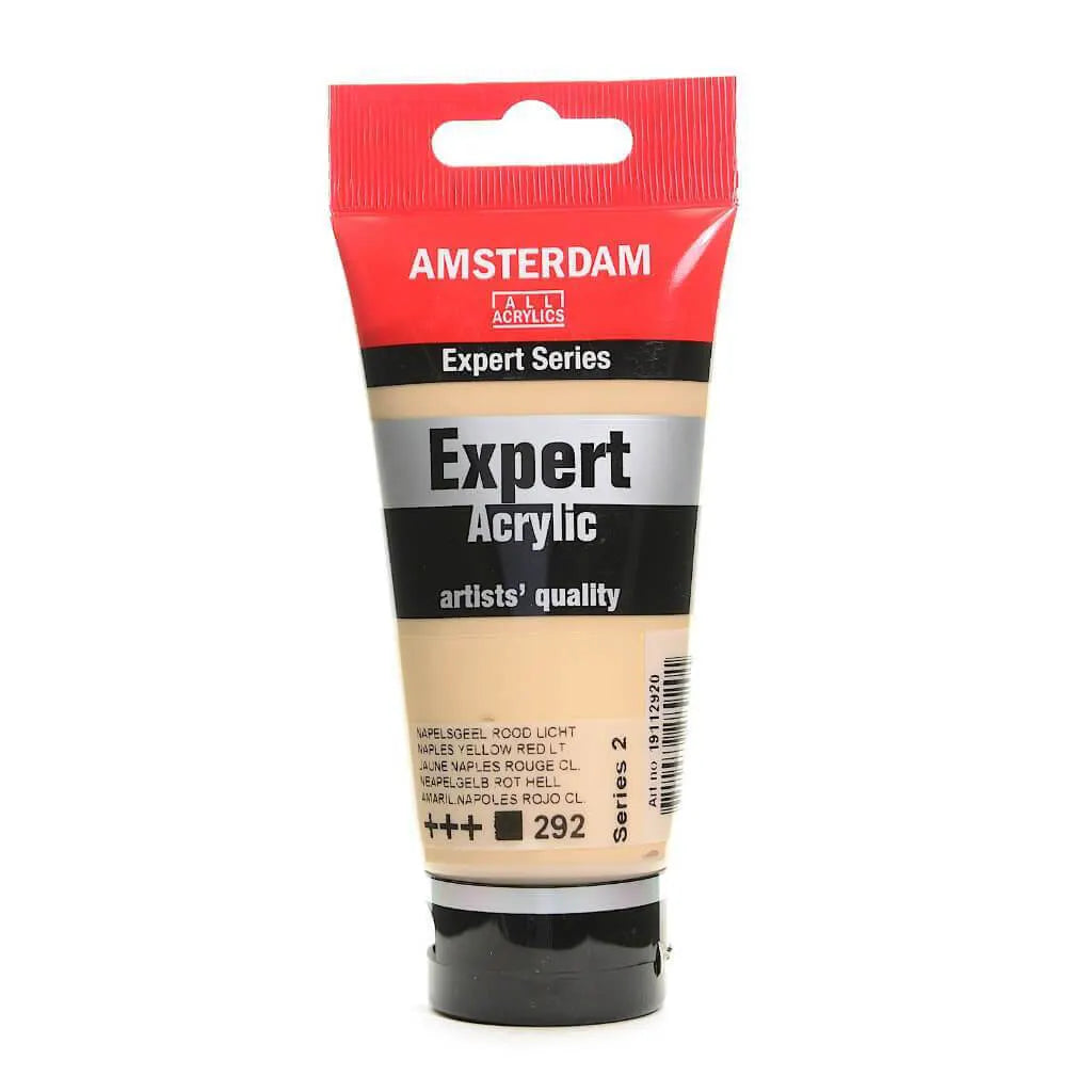 Amsterdam Expert Acrylic Paint Tube 75ml Naples Yellow Red Light Series 2