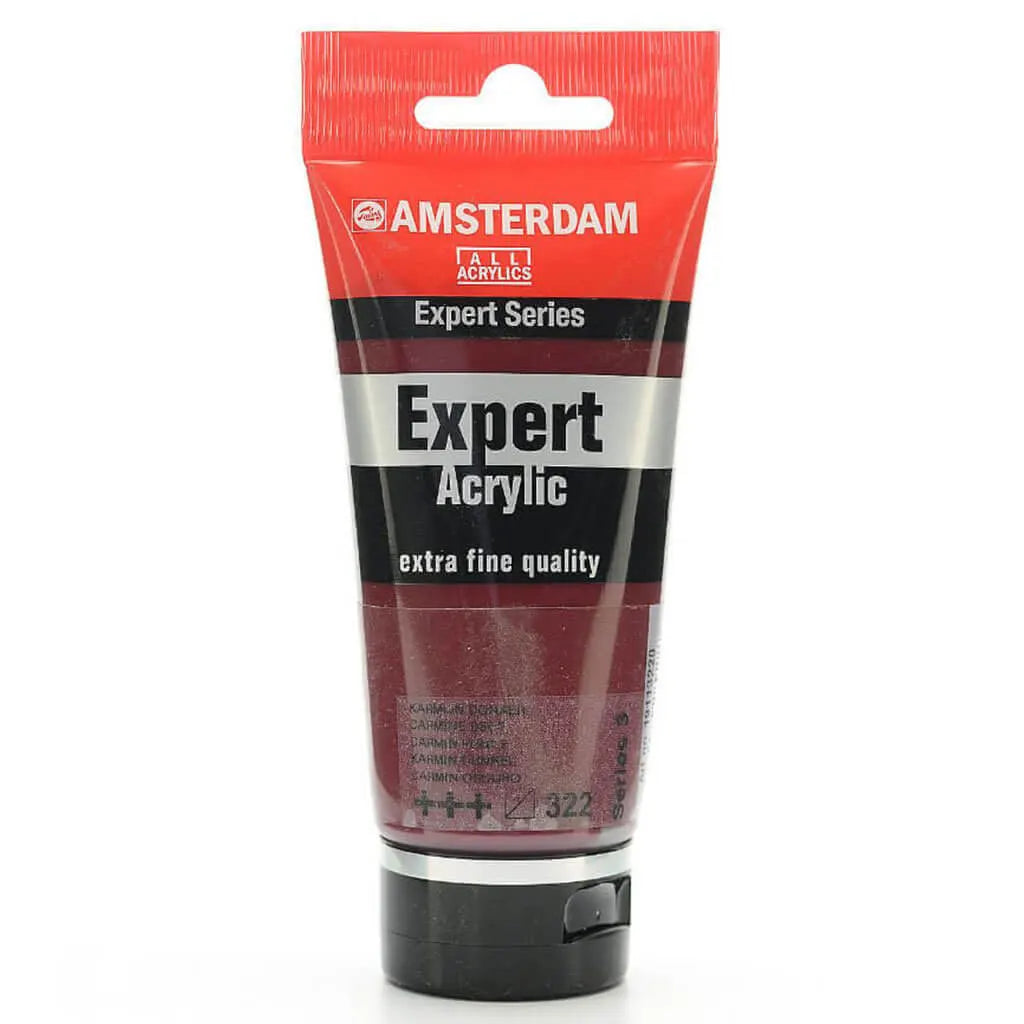 Amsterdam Expert Acrylic Paint Tube 75ml Carmine Deep Series 3