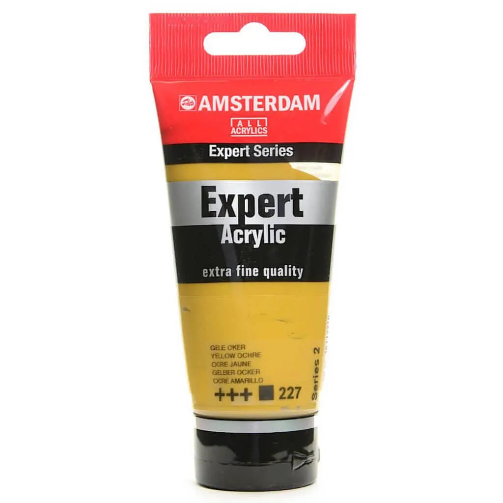 Amsterdam Expert Acrylic Paint Tube 75ml Yellow Ochre Series 2