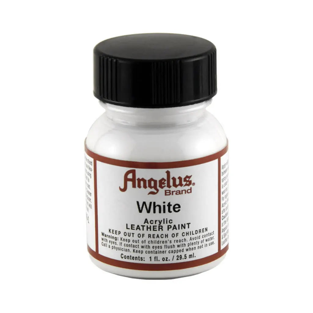 Angelus Acrylic Leather Paint 1oz White