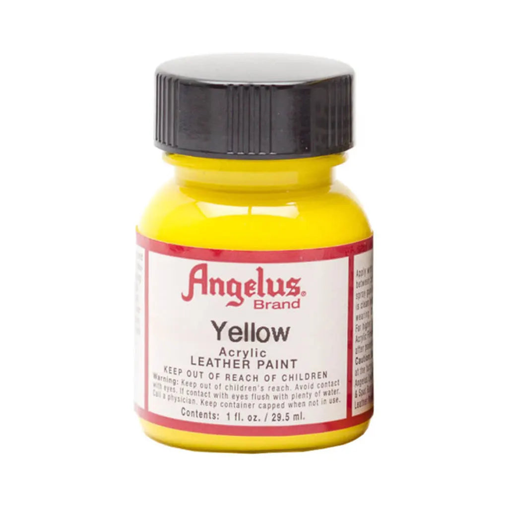 Angelus Acrylic Leather Paint 1oz Yellow