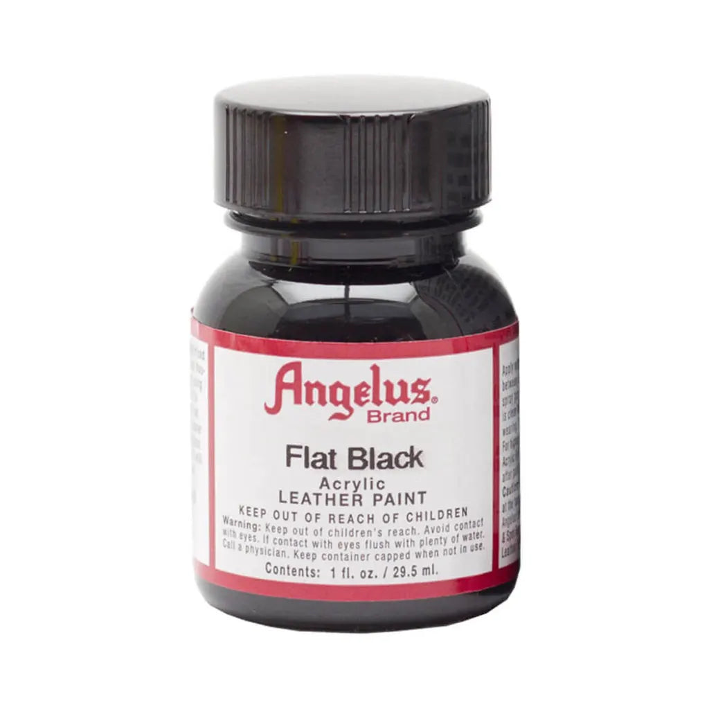 Angelus Acrylic Leather Paint 1oz Flat Black