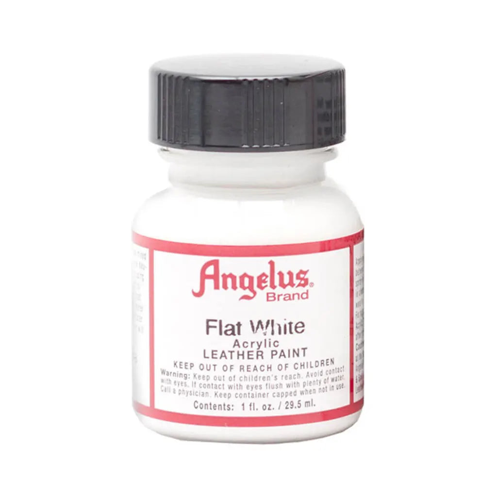 Angelus Acrylic Leather Paint 1oz Flat White