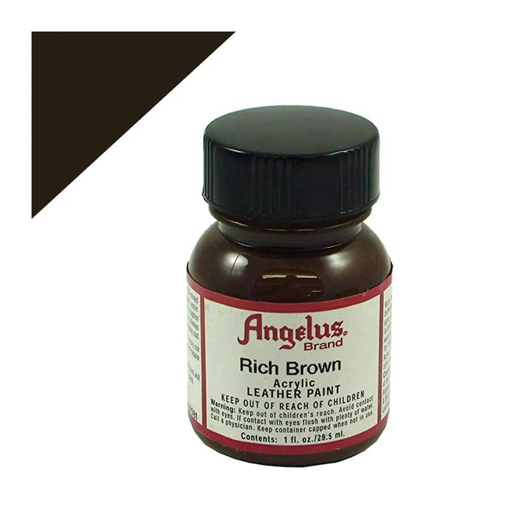Angelus Acrylic Leather Paint 1oz Rich Brown