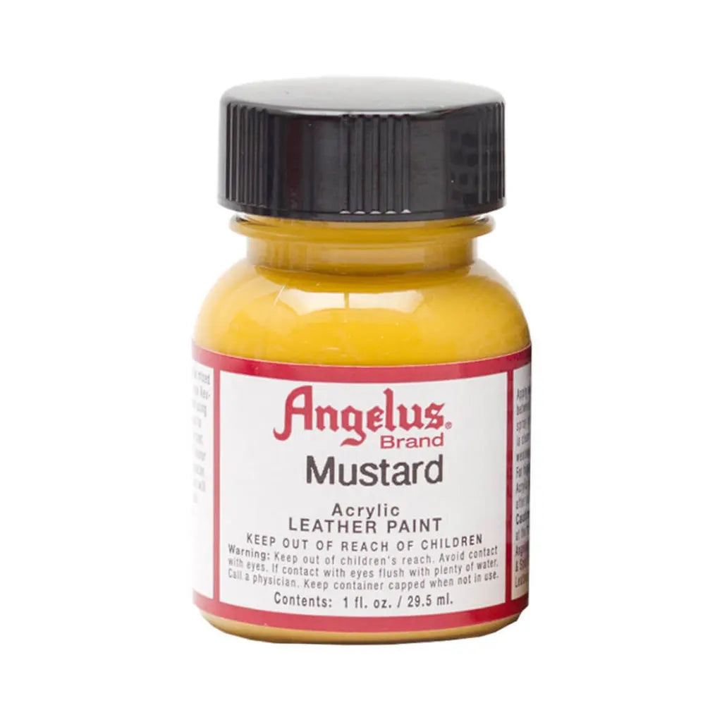 Angelus Acrylic Leather Paint 1oz Mustard
