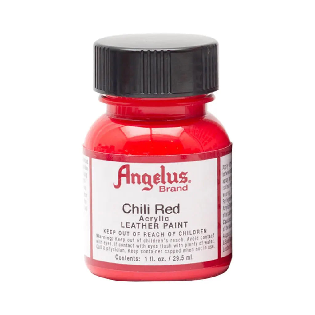 Angelus Acrylic Leather Paint 1oz Chili Red