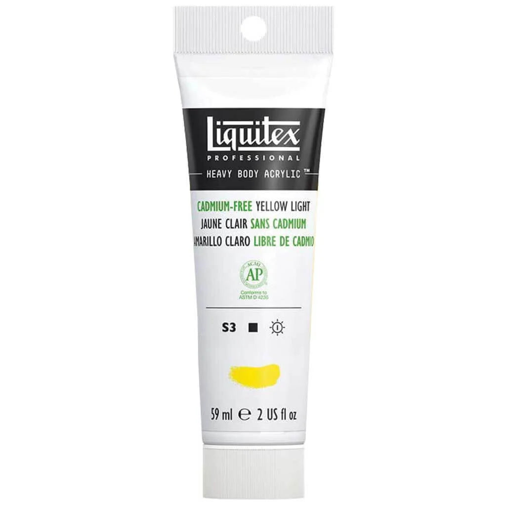 Liquitex Professional Heavy Body Acrylic 59ml (2oz) Cadmium Free Yellow Light S3