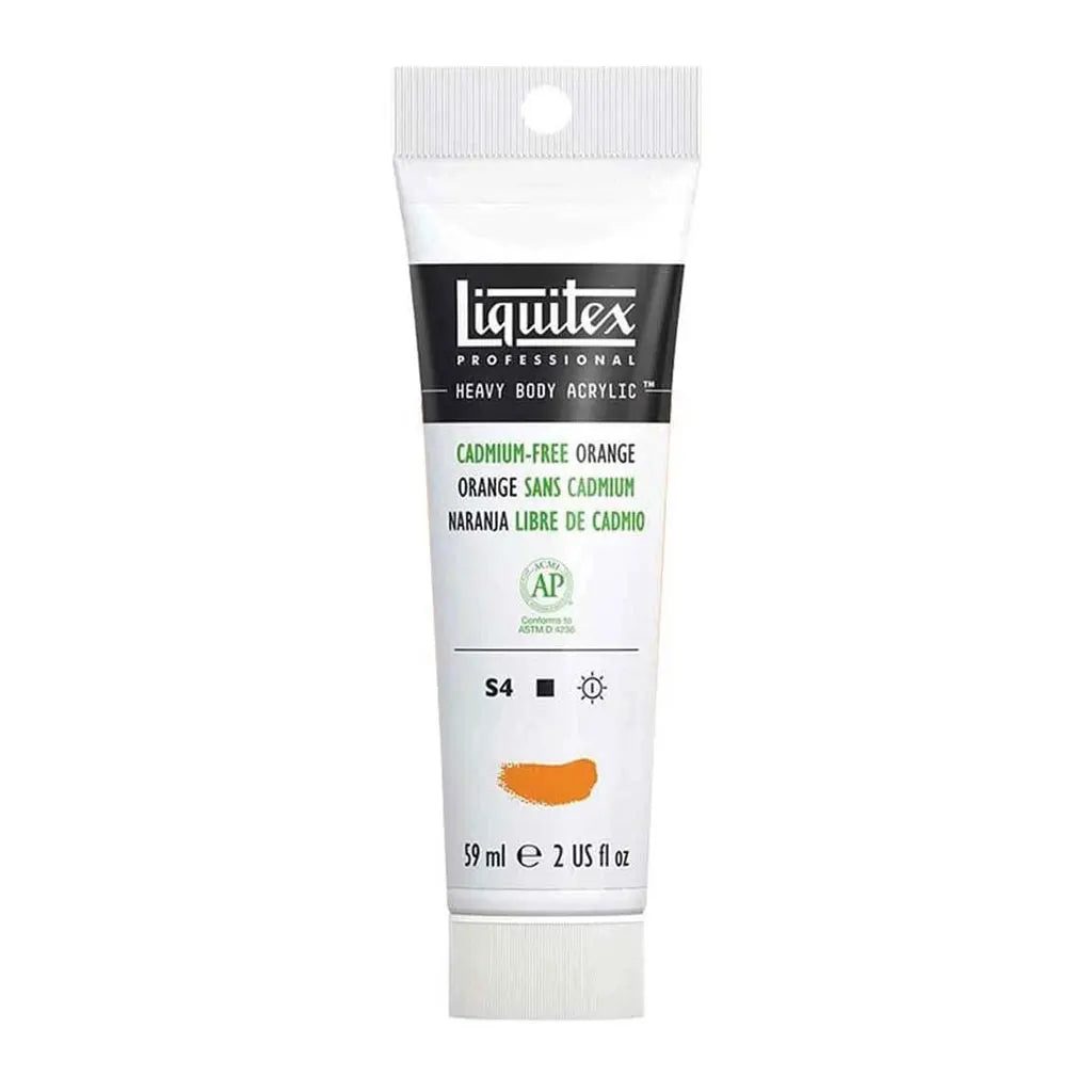 Liquitex Professional Heavy Body Acrylic 59ml (2oz) Cadmium Free Orange S4
