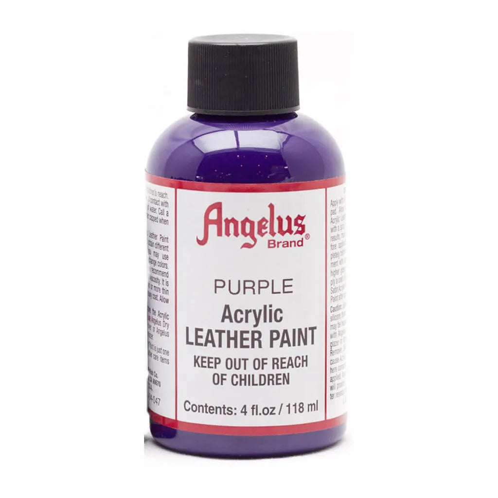 Angelus Acrylic Leather Paint 4oz Purple