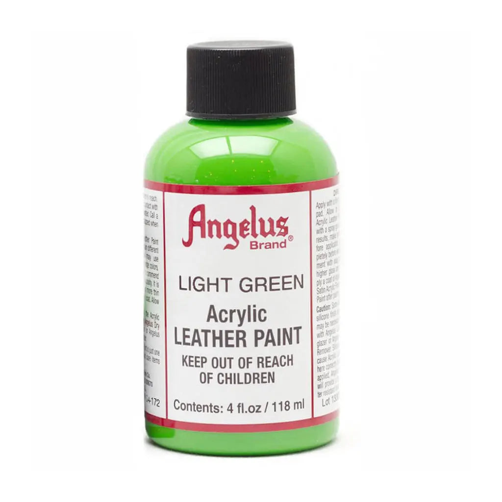 Angelus Acrylic Leather Paint 4oz Light Green
