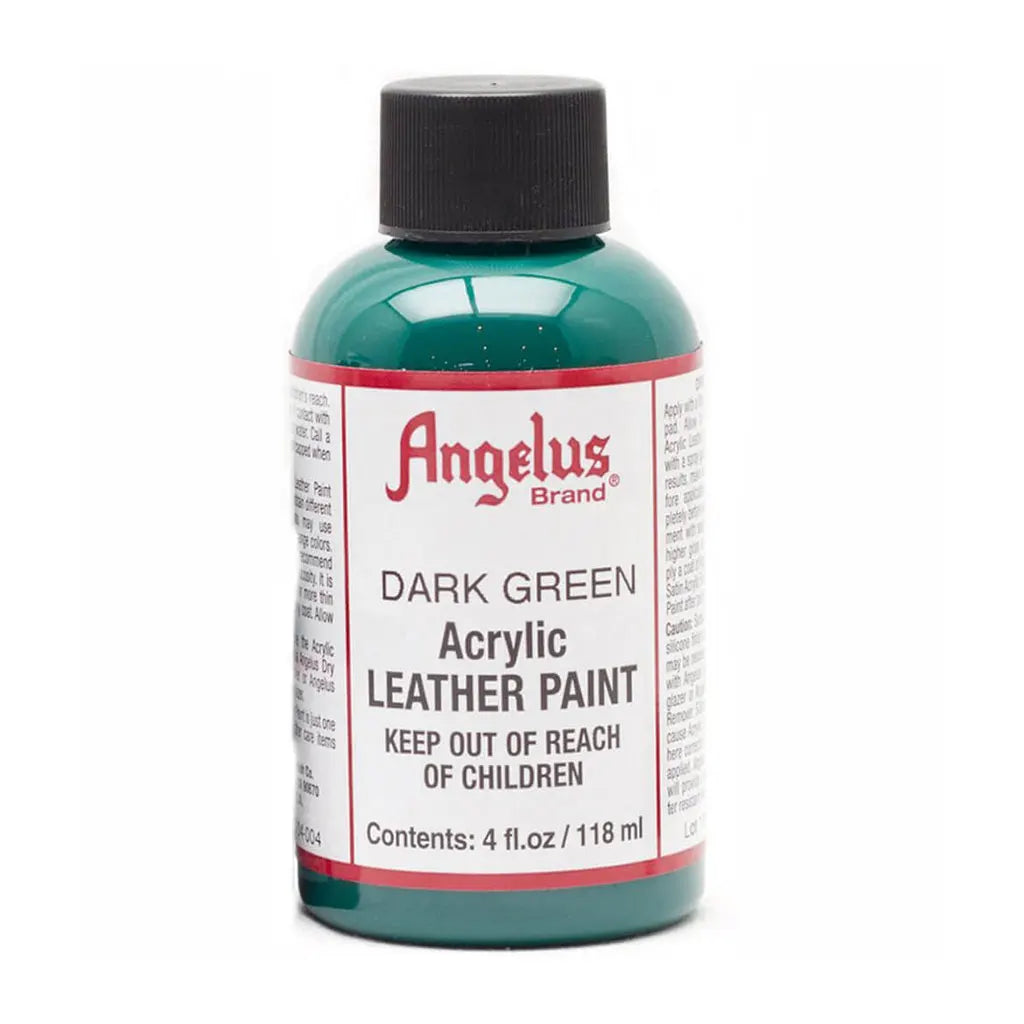 Angelus Acrylic Leather Paint 4oz Dark Green
