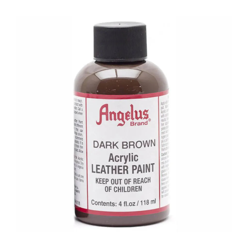 Angelus Acrylic Leather Paint 4oz Dark Brown