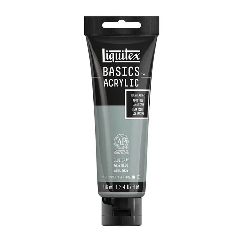 Liquitex Basics Acrylic Color 118ml (4oz) Blue Gray S1