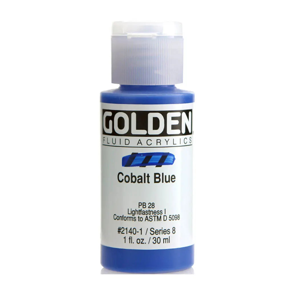 Golden Fluid Acrylic 1oz Cobalt Blue S8