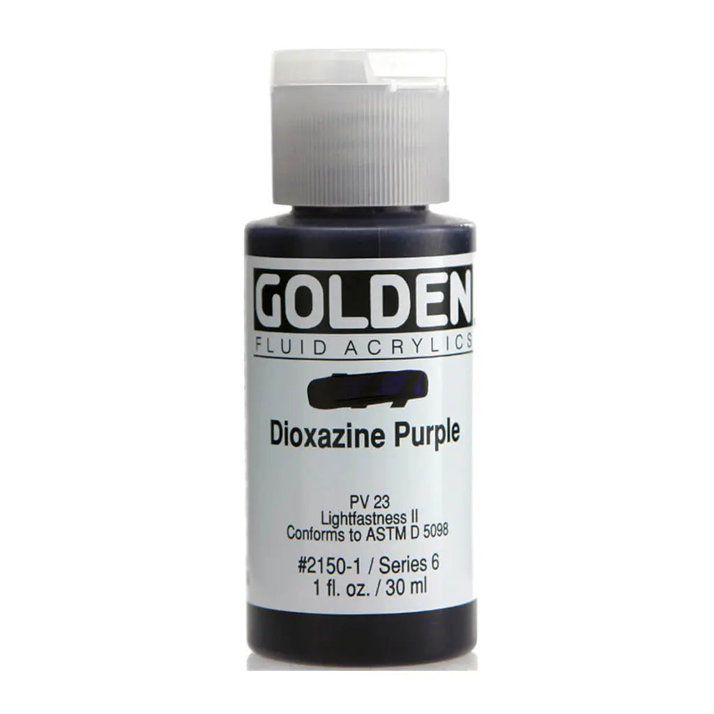 Golden Fluid Acrylic 1oz Dioxazine Purple S6