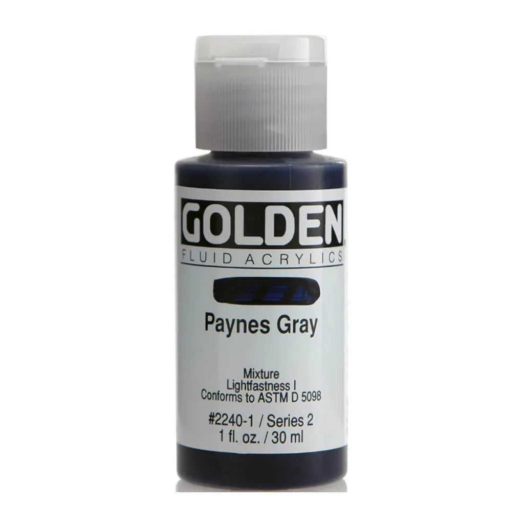 Golden Fluid Acrylic 1oz Payne's Gray S2