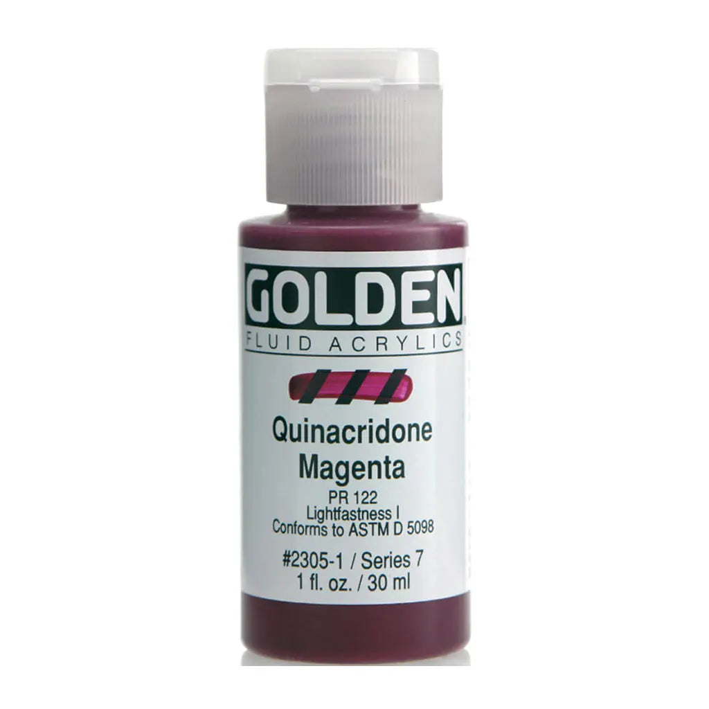 Golden Fluid Acrylic 1oz Quin. Magenta S7
